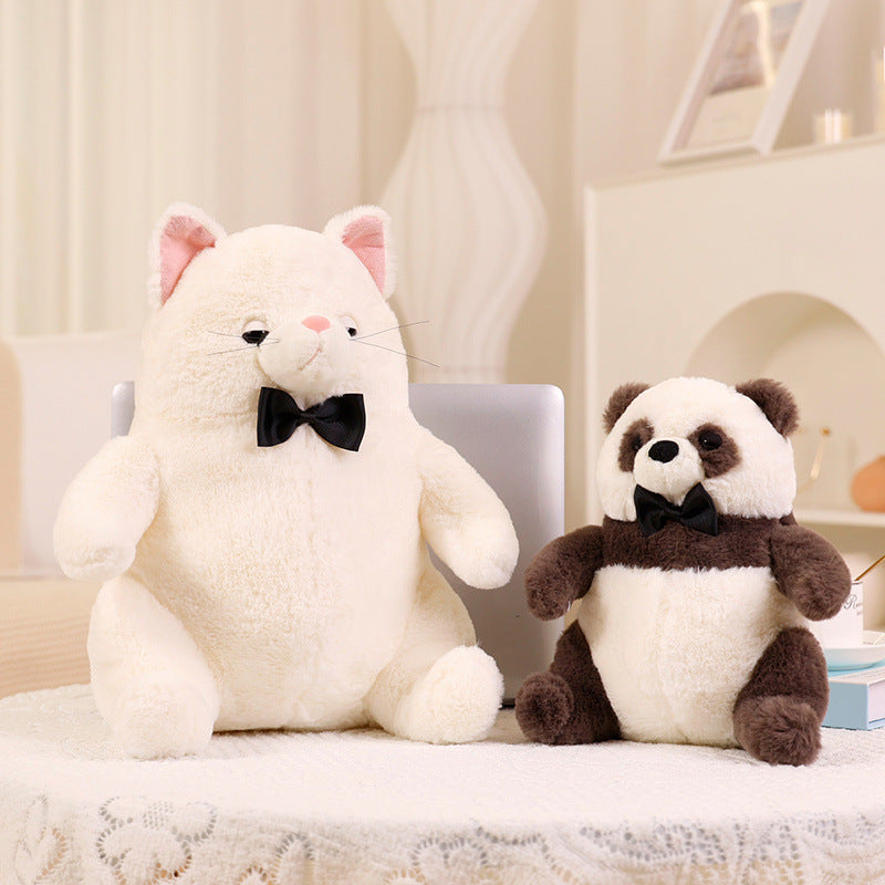 Cartoon Cute Pet Animal Cat Panda Doll Plush Toys - TryKid