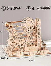 3D DIY Wooden Puzzle Roller Coaster Children's Toys - TryKid
