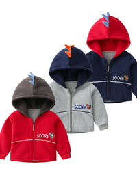 Fashionable Kids Warm Thick Hooded Jacket - TryKid
