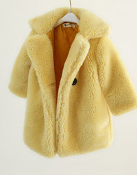 Big Kids Fur Coat In Autumn And Winter Coat - TryKid
