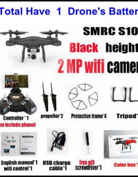 Sales Promotion WiFi 2MP Camera With S10 SMRC FPV Quadcopter Drone Helicopter UAV Micro Remote Control Toy RACER KIT Aircraft - TryKid
