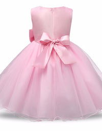 Princess Flower Girl Dress Summer Tutu Wedding Birthday Party Dresses - TryKid
