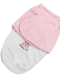 Soft fly velvet baby embroidered swaddle - TryKid
