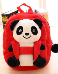 Cartoon panda plush children's school bag - TryKid
