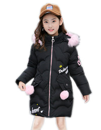 Girls' cotton-padded jackets - TryKid
