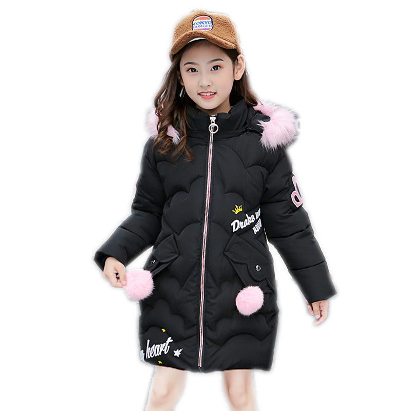 Girls' cotton-padded jackets - TryKid