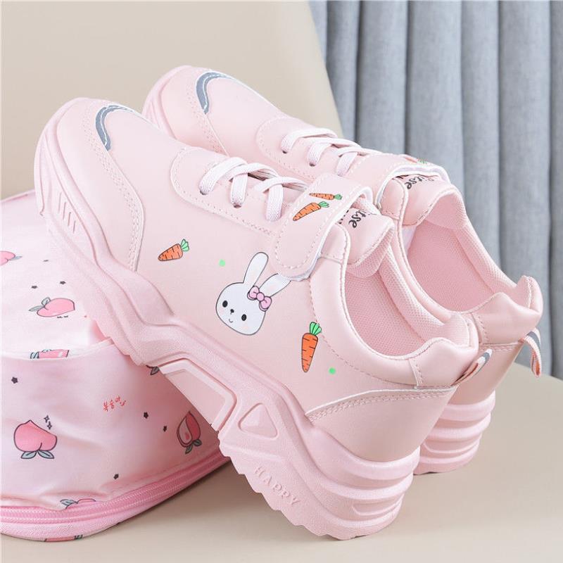 Spring And Autumn Primary School Students Casual All-match Pu Running Shoes - TryKid