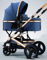 Seatable And Reclining Portable Two-way Folding Baby Trolley - TryKid
