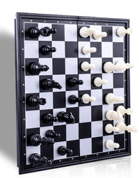 Three In One Magnetic Chess Checkers Backgammon - TryKid
