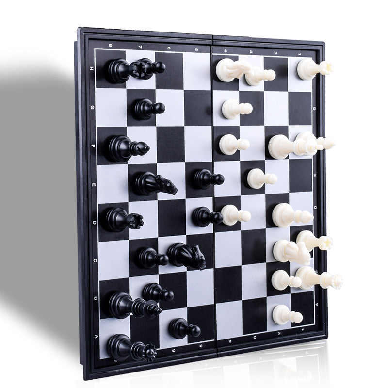 Three In One Magnetic Chess Checkers Backgammon - TryKid