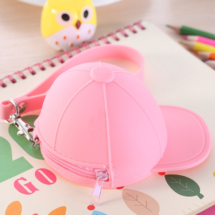 Cute Cartoon Candy Color Hat Silicone Coin Purse - TryKid