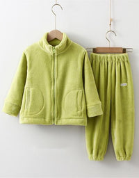 Children Clothes Kids Suit Warm Sweater Girl Fleece Hoodies - TryKid
