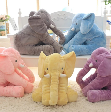 Elephant Doll Pillow Baby Comfort Sleep With - TryKid