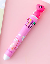 Girly Heart Cartoon Multicolor Press Ballpoint Pen - TryKid
