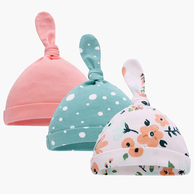 Thin Cotton Printed Baby Hat - TryKid