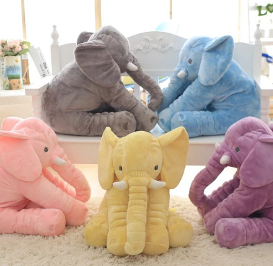 Elephant Doll Pillow Baby Comfort Sleep With - TryKid