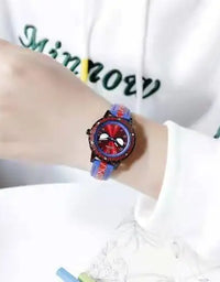 Children Cartoon Watch Boy Primary School Student Clock Spiderman Quartz Watch Luminous Pointer Boy's WristWatch
