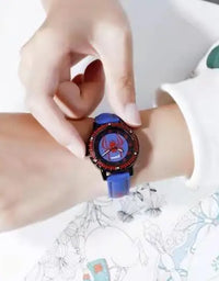 Children Cartoon Watch Boy Primary School Student Clock Spiderman Quartz Watch Luminous Pointer Boy's WristWatch
