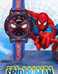 Children Cartoon Watch Boy Primary School Student Clock Spiderman Quartz Watch Luminous Pointer Boy's WristWatch
