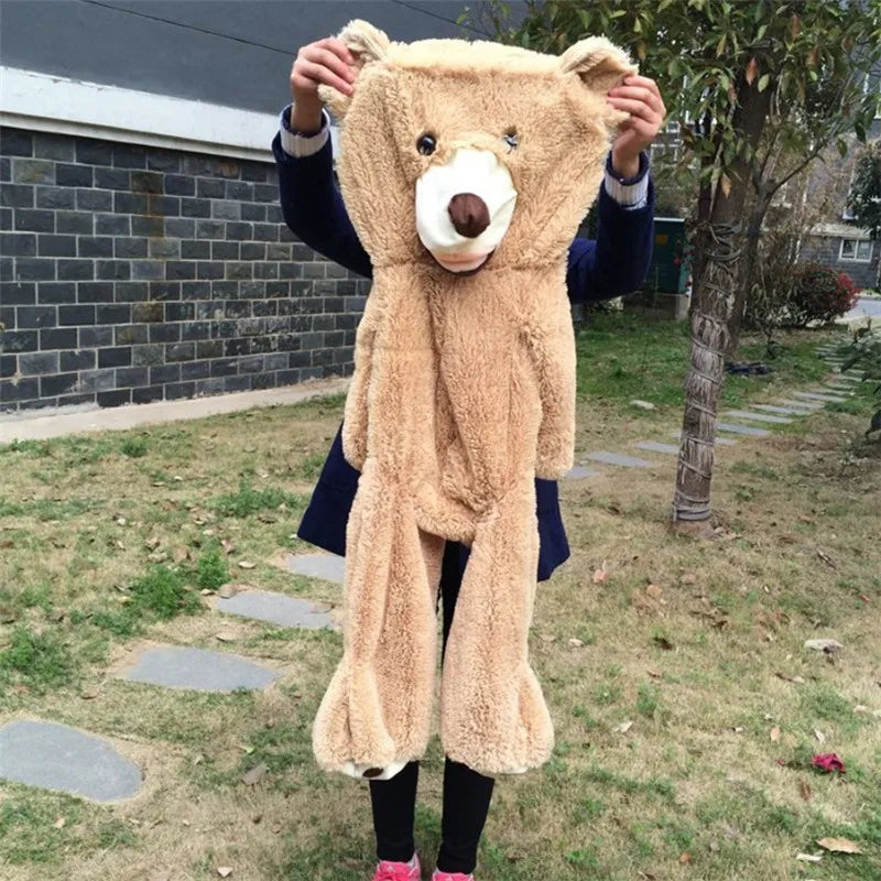 100-260cm Cheap unstuffed America Giant Bear Plush Toy Soft Bear Skin Birthday Valentine's Gifts For Girl Kid's Toy