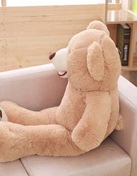 100-260cm Cheap unstuffed America Giant Bear Plush Toy Soft Bear Skin Birthday Valentine's Gifts For Girl Kid's Toy
