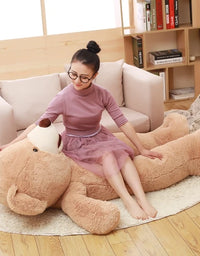 100-260cm Cheap unstuffed America Giant Bear Plush Toy Soft Bear Skin Birthday Valentine's Gifts For Girl Kid's Toy
