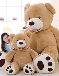 100-260cm Cheap unstuffed America Giant Bear Plush Toy Soft Bear Skin Birthday Valentine's Gifts For Girl Kid's Toy
