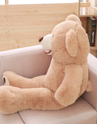 100-260cm Cheap unstuffed America Giant Bear Plush Toy Soft Bear Skin Birthday Valentine's Gifts For Girl Kid's Toy
