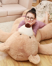 100-260cm Cheap unstuffed America Giant Bear Plush Toy Soft Bear Skin Birthday Valentine's Gifts For Girl Kid's Toy
