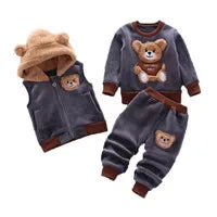 Boys Fashion Hoodies 2024 Autumn Winter Kids Sweatshirts New Handsome  Long Sleeved Clothes Big Children Loose Hooded Tops
