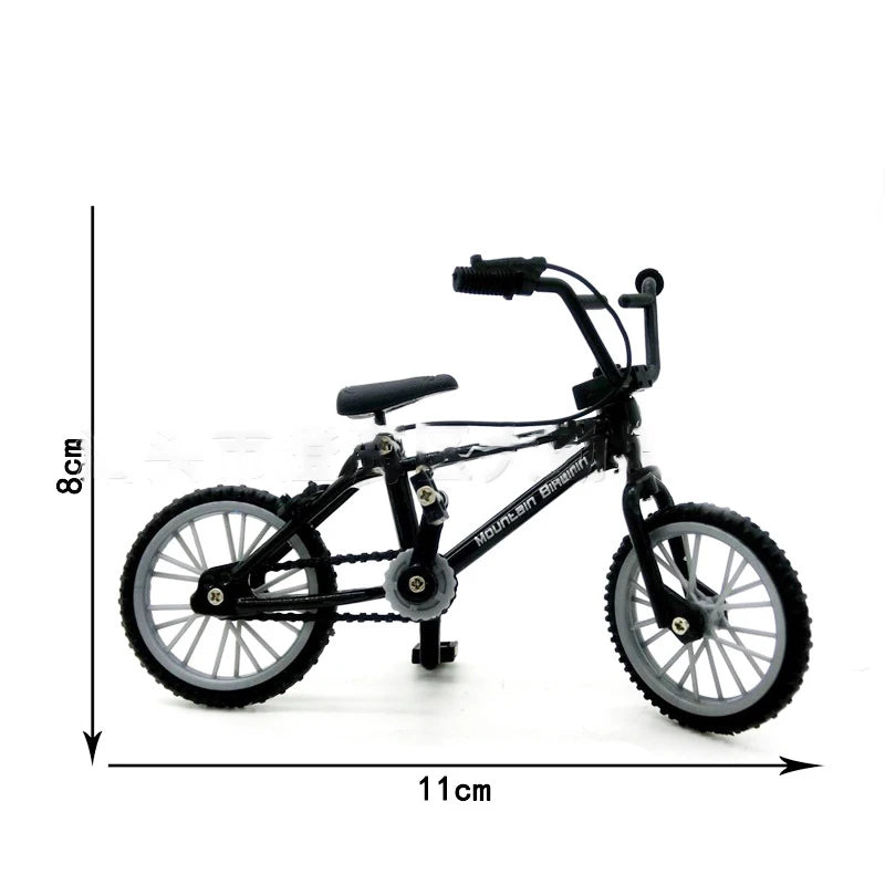 Finger BMX Bikes Toys BMX Bicycle Novelty Gag Toys Kids Gifts Finger BMX Mini Bicycle Assembly Bike Model Toys