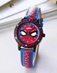 Children Cartoon Watch Boy Primary School Student Clock Spiderman Quartz Watch Luminous Pointer Boy's WristWatch
