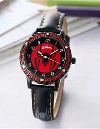 Children Cartoon Watch Boy Primary School Student Clock Spiderman Quartz Watch Luminous Pointer Boy's WristWatch
