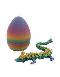 3D Printing Dragon Egg Colorful Egg Crystal Joint Toy - TryKid
