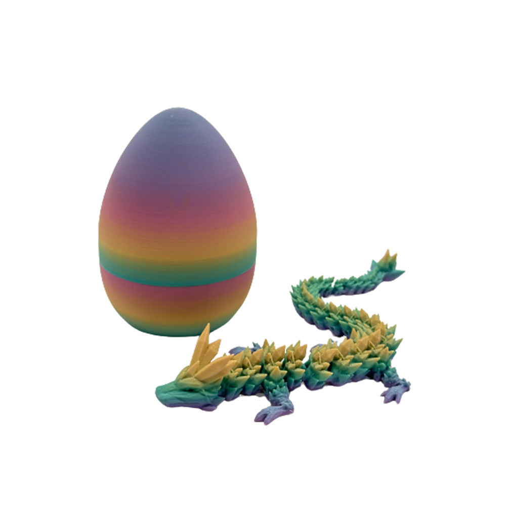 3D Printing Dragon Egg Colorful Egg Crystal Joint Toy - TryKid