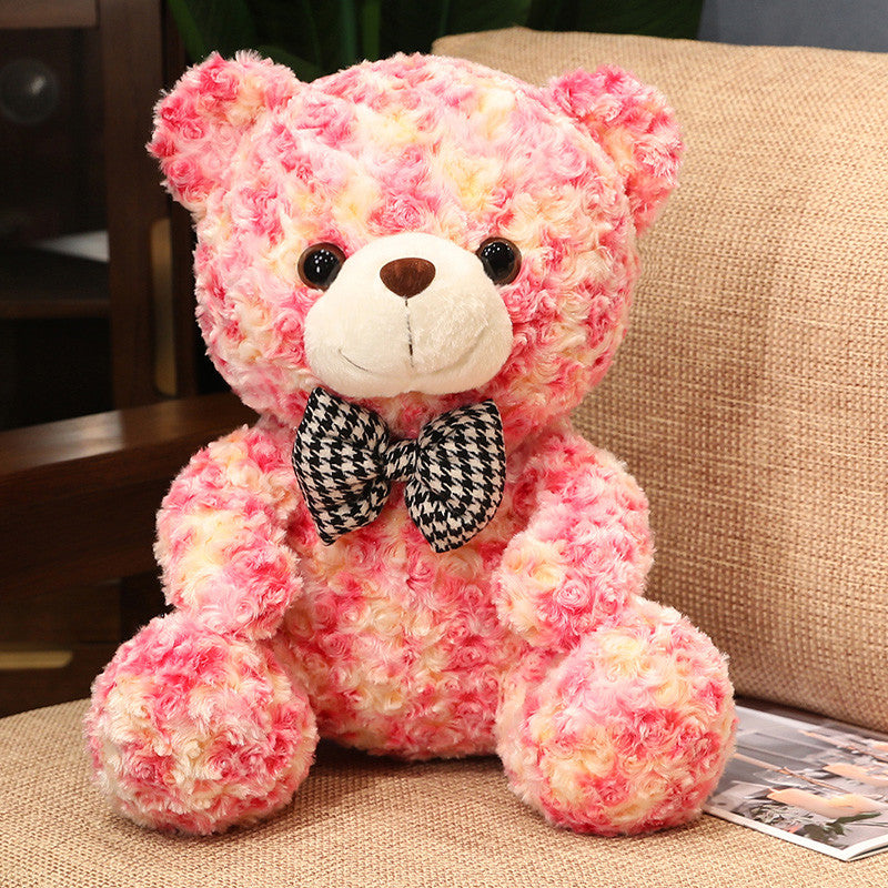 Valentines Day Cute Rose Little Bear Doll Small Size Teddy Bear Doll Ragdoll Plush Toy - TryKid
