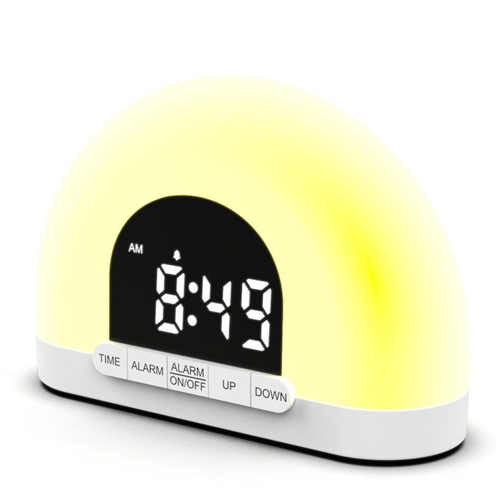 Wake-Up Light Simulated Sunrise Electronic Alarm Clock lamp - TryKid