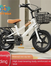 FJ Children's High End Premium Durable High Quality Bicycle 12-14-16-18 Inchs Children's Bicycle With Auxiliary Wheels Hot 2024
