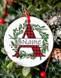 Personalized Christmas Baby Ornament Custom Name Xmas Infant Keepsake Gift Christmas Photography Accessories Christmas Ornament
