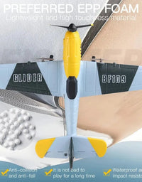 BF109 RC Plane 2.4G 3CH EPP Foam Remote Control Fighter Fixed Wingspan Glider Outdoor RTF RC Warbird Airplane Toys Gifts
