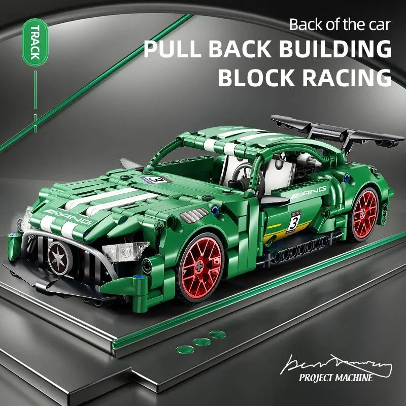 City Speed Car Building Blocks 451PCS Luxury Auto Racing Vehicle with Super Racers Bricks Toys for Children Boy Gift