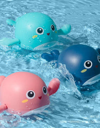 Baby Bath Toys Kids Swimming Clockwork Dolls Play Water Fun Bathing Cute Funny Children Bathroom Shower Bathtub Animals Toy
