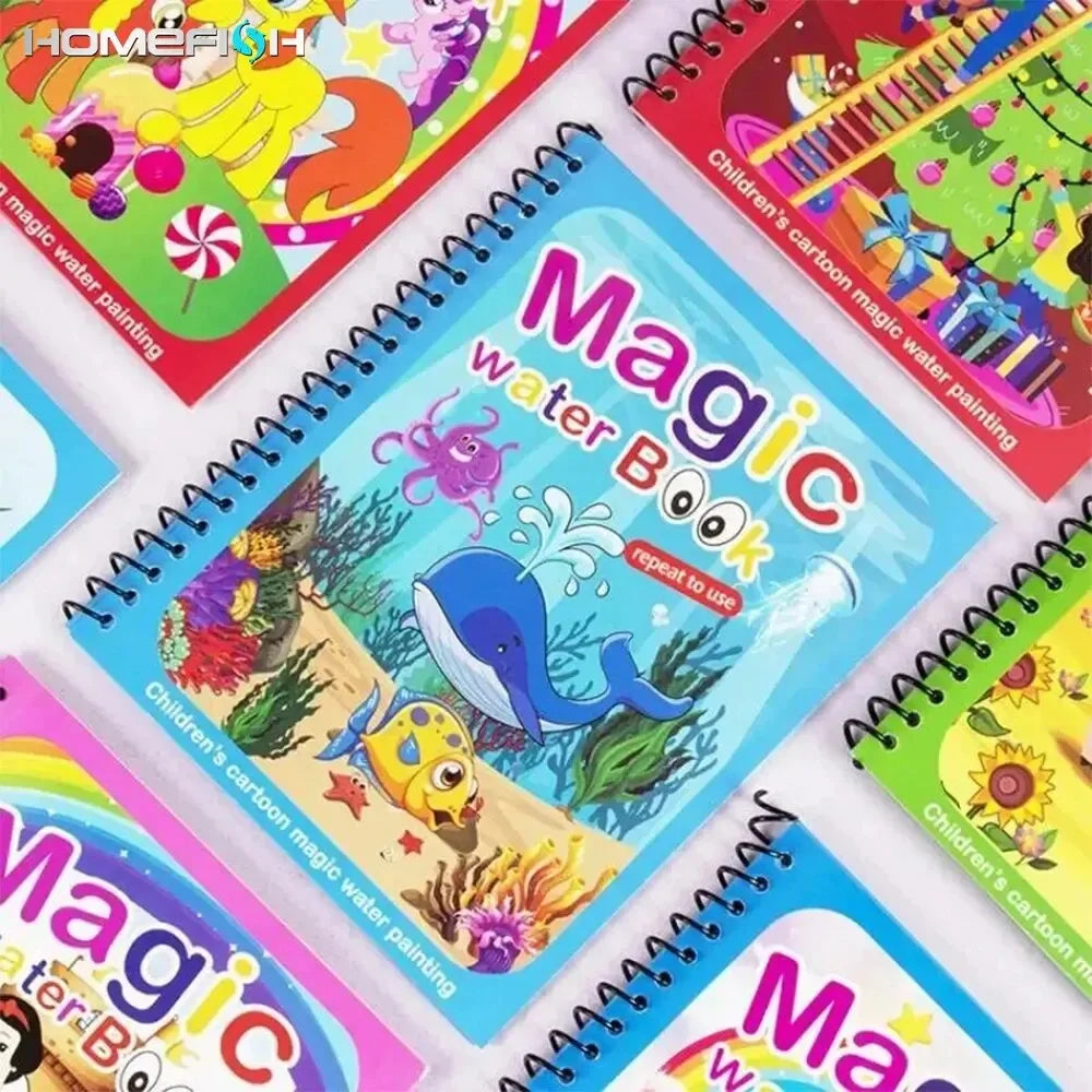 Kids Magic Water Drawing Books Coloring Books Painting Toys for Kids Birthday Christmas Gift for Boys and Girls