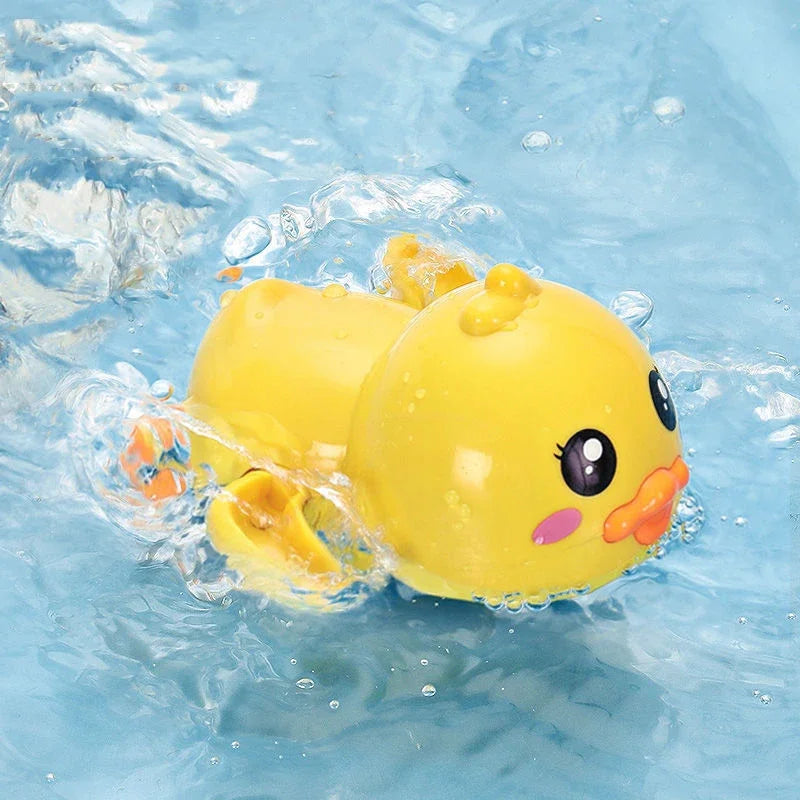 Baby Bath Toys Kids Swimming Clockwork Dolls Play Water Fun Bathing Cute Funny Children Bathroom Shower Bathtub Animals Toy