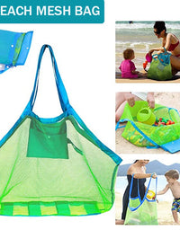 Children Sand Away Protable Mesh Bag Kids Toys Storage Bags Swimming Large Beach Bag Clothes Toy Storage Sundries Backpack
