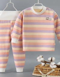 Thicken Warm Plush Children Sets Kids Clothes Boy Girl Underwear Suits Autumn Winter Children Clothinn
