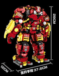 New 2000+Pcs Marvel Toys Building Blocks Avengers Iron Man Superheroes Bricks Model Hulk Buster Mecha Gifts for Boys Adult Kids
