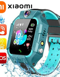 Kids Smart Watch Multifunctional GPS Location SOS Antil-lost Watch Ip67 Voice Function Sim Card Smart Watch Kids Gift
