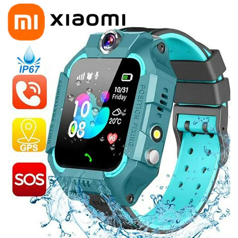 Kids Smart Watch Multifunctional GPS Location SOS Antil-lost Watch Ip67 Voice Function Sim Card Smart Watch Kids Gift