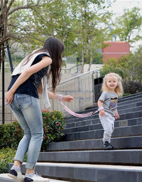 Children's loss prevention bracelet;Key lock with anti release rope;Children's anti loss traction rope when going out Spring rop
